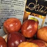 jazz apples with sign